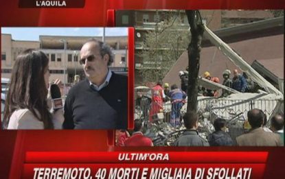 Terremoto Abruzzo, Protezione Civile: 50mila sfollati