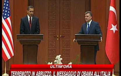 Terremoto Abruzzo, Obama esprime cordoglio per vittime