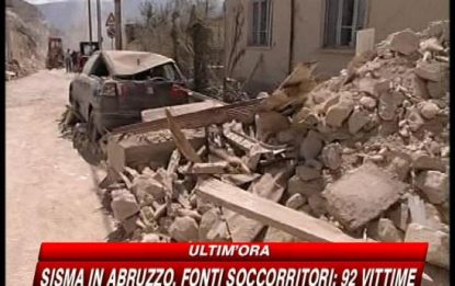 Terremoto in Abruzzo, SKY TG24 tra le rovine di Onna