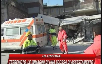 Terremoto in Abruzzo, scosse di assestamento in diretta