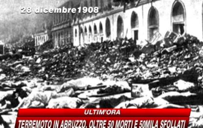 Terremoto Abruzzo, i sismi che hanno colpito l'Italia