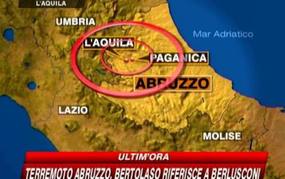 Terremoto in Abruzzo, "Qui è il delirio"