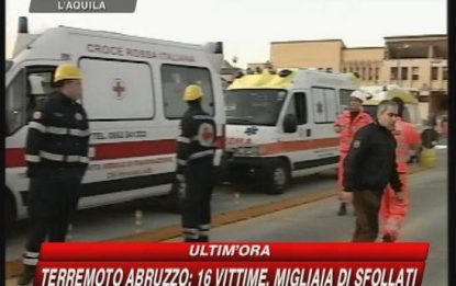 L'Aquila distrutta, ospedale San Salvatore al collasso