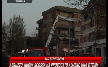 Abruzzo, nuova scossa di terremoto: almeno un morto