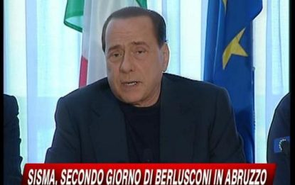 Abruzzo, Berlusconi: Usa aiuteranno ricostruzione chiese