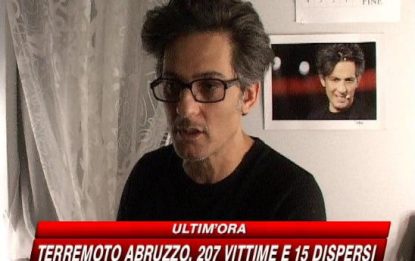 Terremoto Abruzzo, Fiorello: a volte lo show va fermato