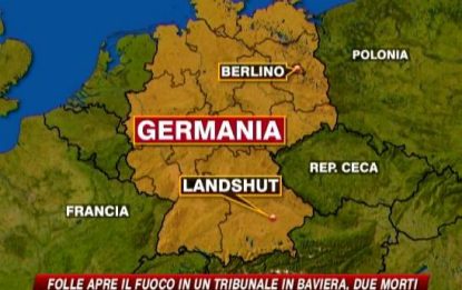 Germania, sparatoria in tribunale per eredità: 2 morti