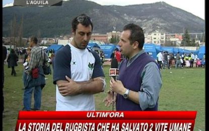 Terremoto in Abruzzo, "Eroe? Ho fatto una cosa normale"
