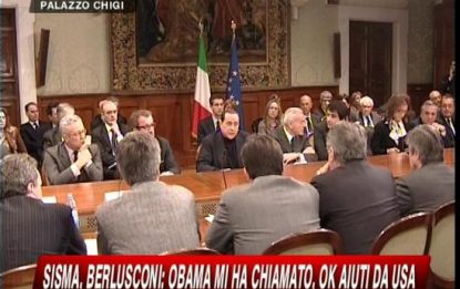 Terremoto Abruzzo, conferenza stato-regioni
