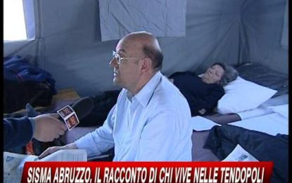 Terremoto Abruzzo, il racconto degli sfollati