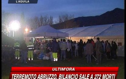 Abruzzo, i morti sono 273. E la terra trema ancora