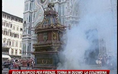 Firenze, Pasqua con la crisi e il pensiero all'Abruzzo