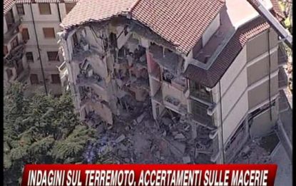 Abruzzo, il pm: arresteremo i responsabili dei crolli