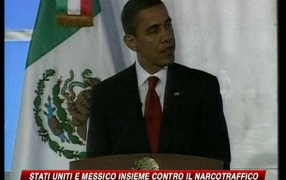 Usa, Obama in Messico: uniti contro il narcotraffico