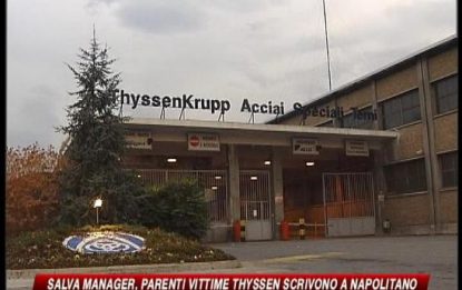 Thyssen, parenti vittime: no alla norma salva-manager