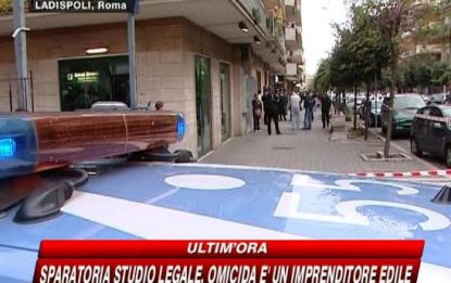 Roma, sparatoria in uno studio legale: 2 morti