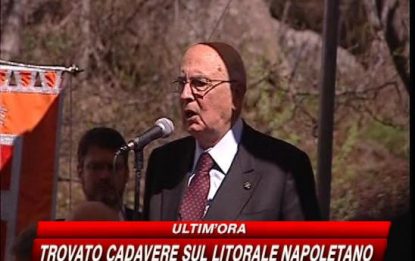 25 aprile Napolitano: "Quest'anno ci si unisca"