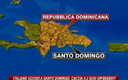 Santo Domingo, ucciso italiano 70enne