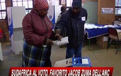 Sudafrica, urne chiuse: Zuma verso la presidenza