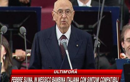 Napolitano al Papa: "Auguri a nome dell'Italia"