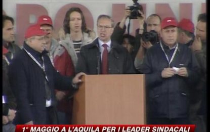 1 Maggio, sindacati in Abruzzo uniti per i terremotati