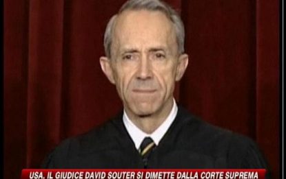 Usa, il giudice Souter si dimette dalla Corte Suprema