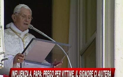 Influenza A, il Papa: "Prego per le vittime del virus"