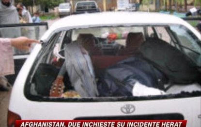 Bimba uccisa da italiani a Herat, aperte due inchieste