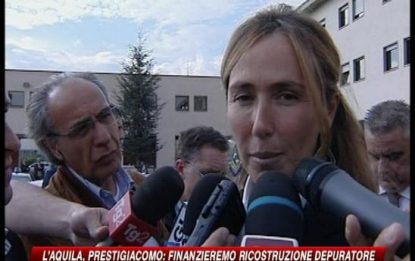 Abruzzo, "finanzieremo ricostruzione del depuratore"