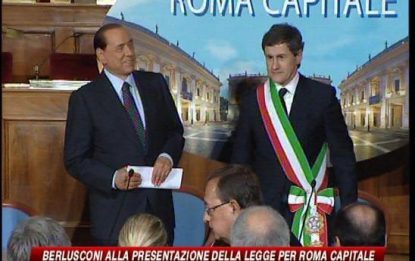 Roma capitale, Berlusconi: "L'aspettavo da 15 anni"