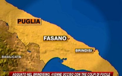Agguato mortale nel Brindisino, ucciso un 41enne