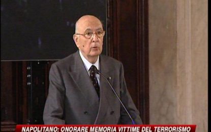 Napolitano: "Pinelli vittima due volte"