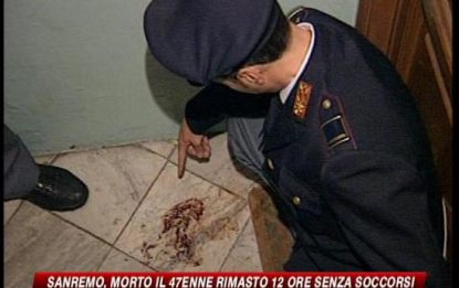 Sanremo, morto il 47enne rimasto 12 ore senza soccorsi