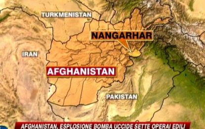 Afghanistan, esplode bomba: 7 morti