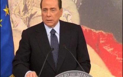Berlusconi: "Sicurezza e legalità sono priorità"