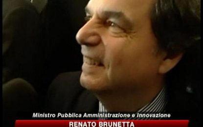 Brunetta: "La pubblica amministrazione costa 300 mld"