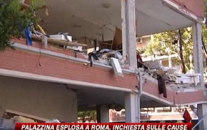 Palazzina esplosa a Roma: 2 morti e 3 feriti