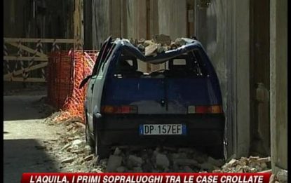 Abruzzo, allarme sanitario nelle tendopoli