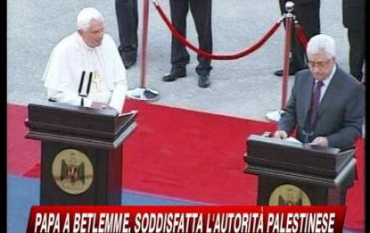 Il Papa: "Stop all'embargo a Gaza"
