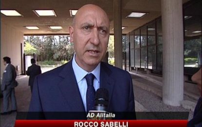 Alitalia, Sabelli: Fiumicino sarà lo snodo principale