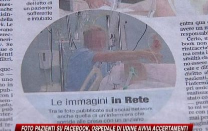 Udine, infermiera pubblica foto di pazienti su Facebook