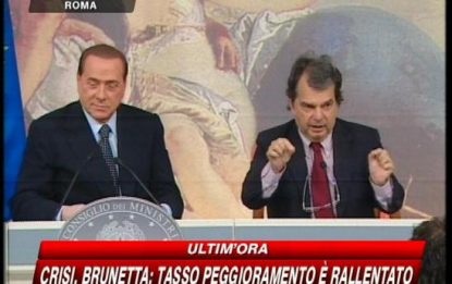 Pil a picco, Berlusconi e Brunetta ottimisti