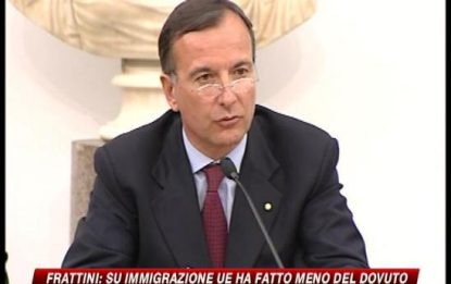 Immigrazione, Frattini: "L'Ue non fa abbastanza"