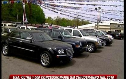Auto, GM chiuderà 1.100 concessionarie nel 2010
