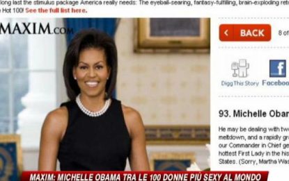 Michelle Obama tra le 100 donne più sexy al mondo