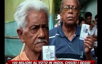 India al voto, chiusi i seggi