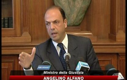 Giustizia, Alfano annuncia testo unico delle norme antimafia