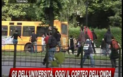 G8 Università, scontri a Torino