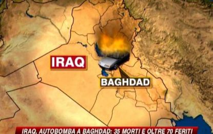 Iraq, autobomba a Baghdad: 35 morti e oltre 70 feriti