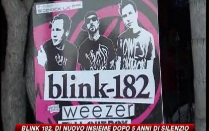 Blink 182, di nuovo insieme dopo 5 anni di silenzio